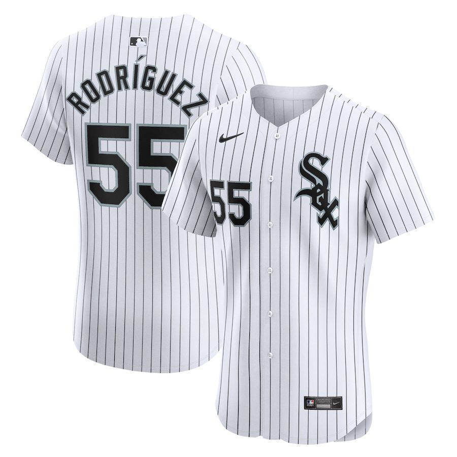 Men Chicago White Sox #55 Jose Rodriguez Nike White Home Elite Player MLB Jersey->->MLB Jersey